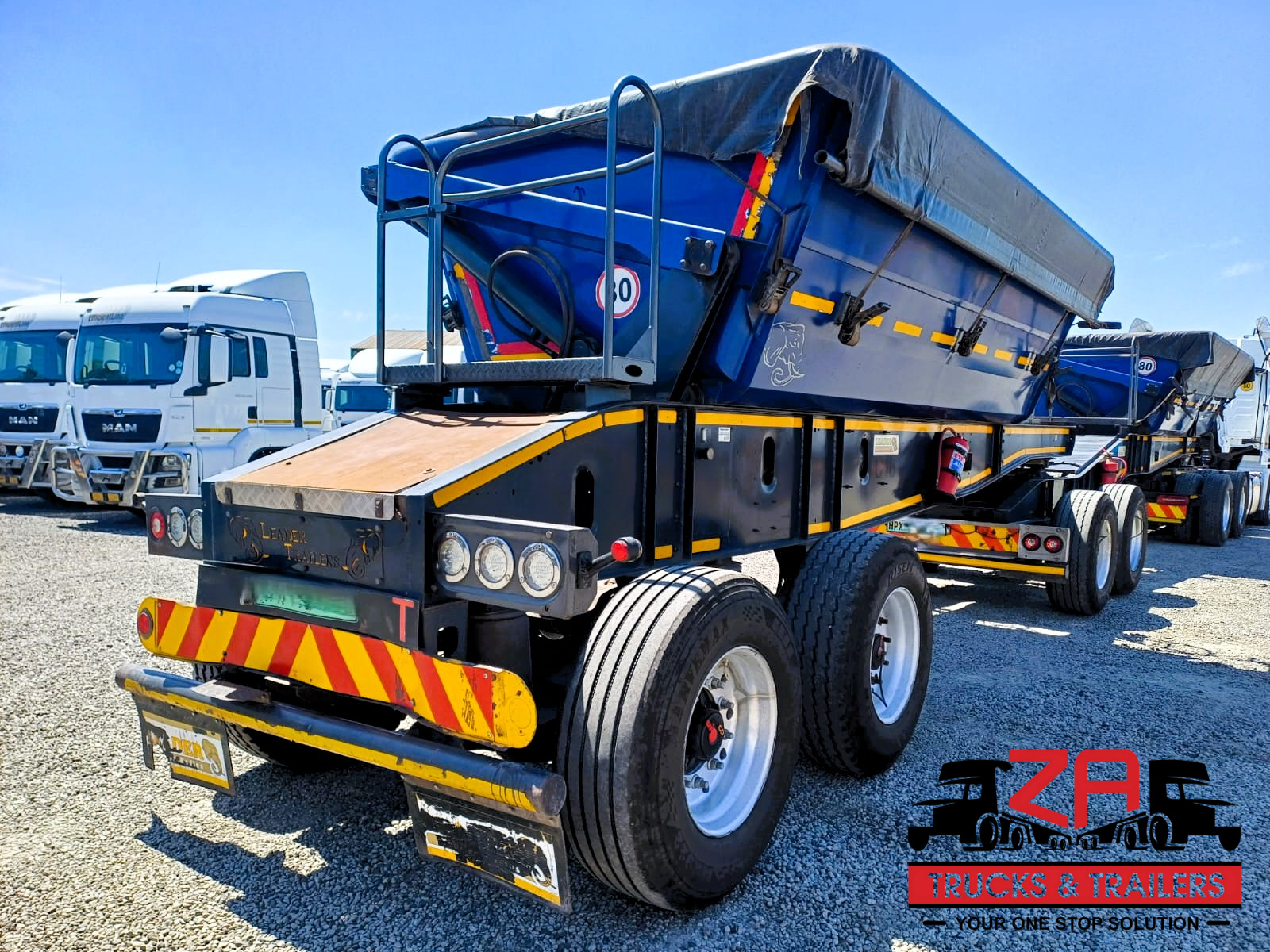 2021 LEADER 20 CUBE SIDE TIPPER TRAILER #53375